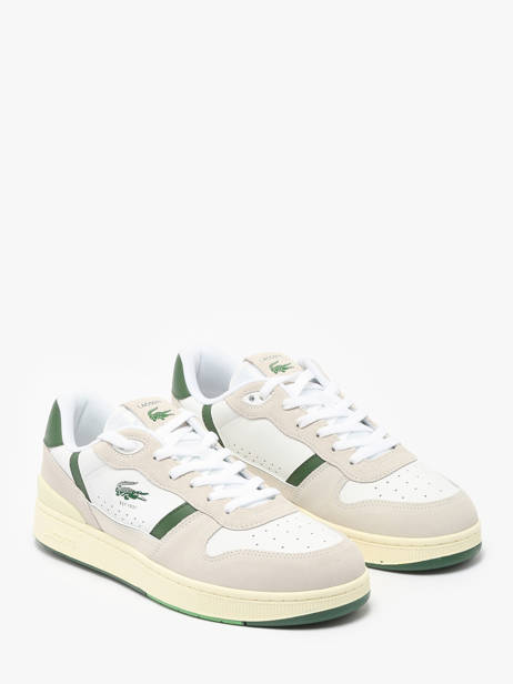 Sneakers T-clip Uit Leder Lacoste Veelkleurig men 9SMA0073 ander zicht 2