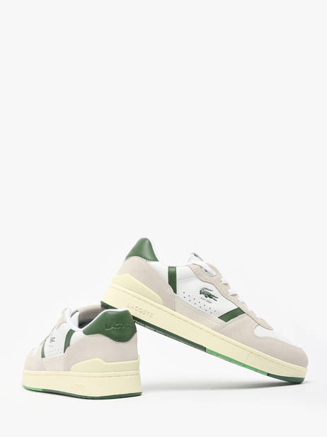Sneakers T-clip Uit Leder Lacoste Veelkleurig men 9SMA0073 ander zicht 3