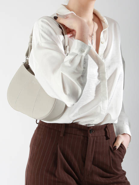 Cross Body Tas Juliette Leder Le tanneur Grijs juliette TJET1050 ander zicht 1