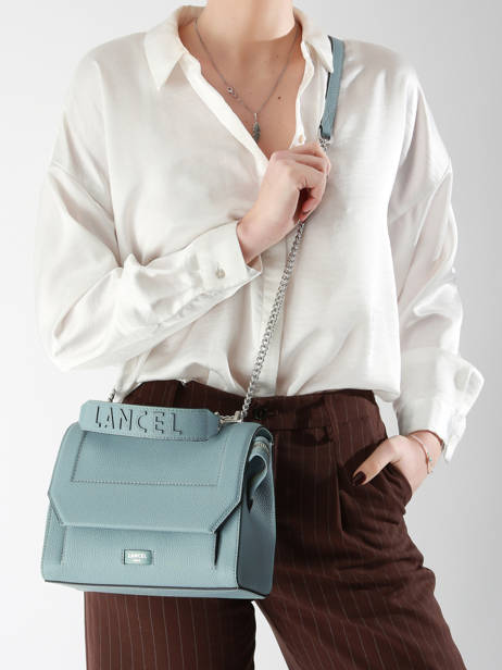 Handtas M Ninon Leder Lancel Blauw ninon A09222 ander zicht 1