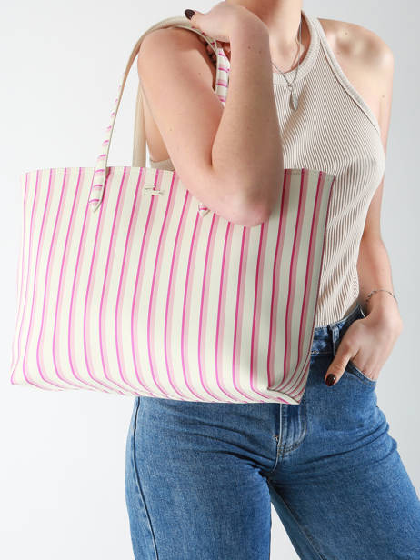 Schoudertas Anna Season Lacoste Wit anna season NF4932AS ander zicht 1