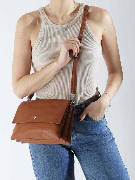 Cross Body Tas Wt Grained Miniprix Bruin wt grained H6996 ander zicht 1