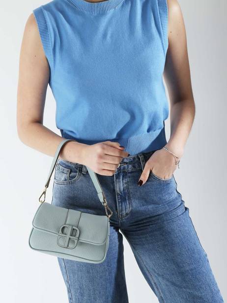 Cross Body Tas Estee Laurent david Blauw ld bags 951 ander zicht 1