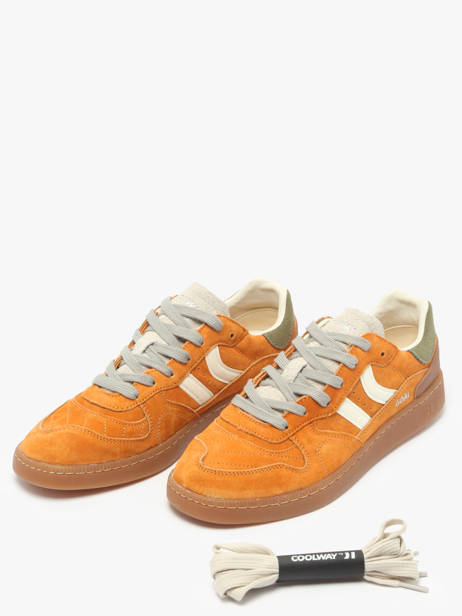 Sneakers Goal Uit Leder Coolway Geel men 8603602 ander zicht 2