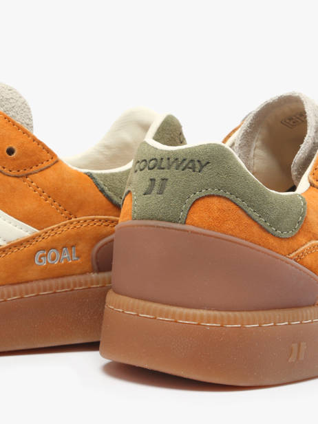 Sneakers Goal Uit Leder Coolway Geel men 8603602 ander zicht 3