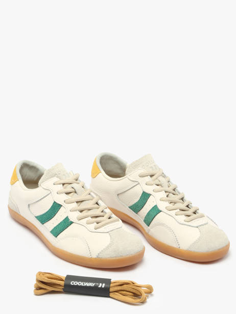 Sneakers Kizuna Uit Leder Coolway Wit men 8603607 ander zicht 2