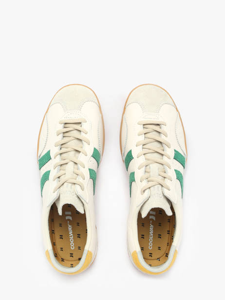 Sneakers Kizuna Uit Leder Coolway Wit men 8603607 ander zicht 4