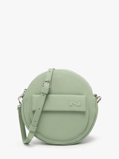 Cross Body Tas Dorine Leder Nathan baume Groen nathan 96KW3061