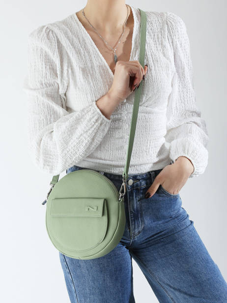 Cross Body Tas Dorine Leder Nathan baume Groen nathan 96KW3061 ander zicht 1