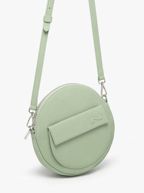 Cross Body Tas Dorine Leder Nathan baume Groen nathan 96KW3061 ander zicht 2