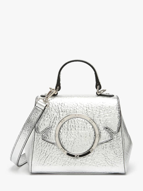 Cross Body Tas Ginkgo Leder Nathan baume Zilver ginkgo 4R