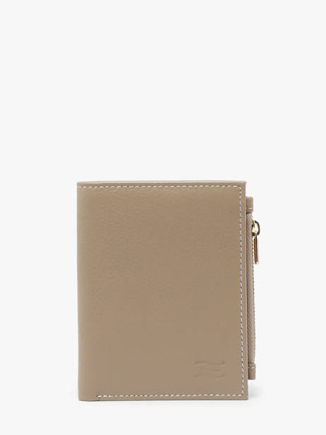 Portefeuille Caviar Leder Crinkles Beige caviar 14269