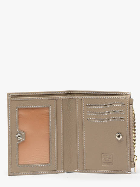 Portefeuille Caviar Leder Crinkles Beige caviar 14269 ander zicht 1