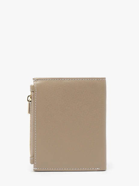 Portefeuille Caviar Leder Crinkles Beige caviar 14269 ander zicht 2