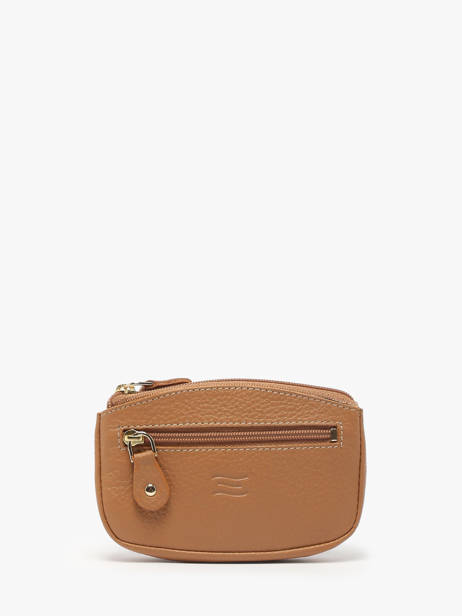 Portemonnee Caviar Leder Crinkles Bruin caviar 14036