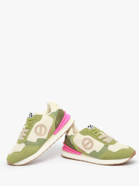 Sneakers Tova Runner Uit Leder No name Groen women IPSMEN2Z ander zicht 3