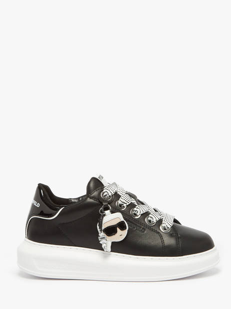 Sneakers Kapri Nft Twin Uit Leder Karl lagerfeld Zwart women KL62576T