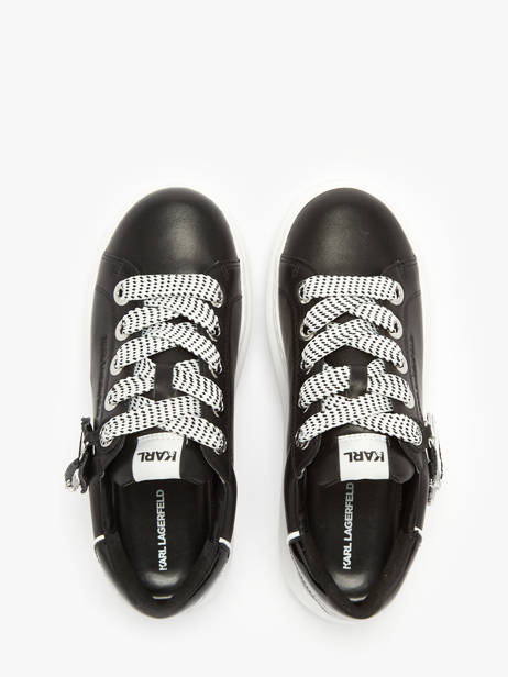 Sneakers Kapri Nft Twin Uit Leder Karl lagerfeld Zwart women KL62576T ander zicht 4
