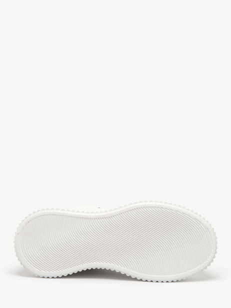 Sneakers Kreeper Low Valentine Uit Leder Karl lagerfeld Wit women KL42314V ander zicht 5