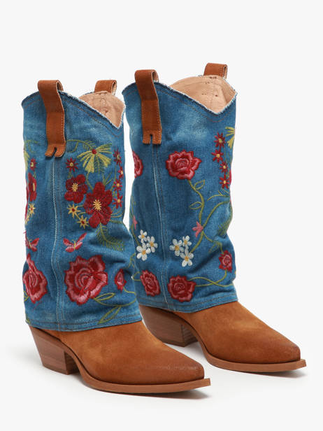 Santiago Laarzen Uit Leder Metisse Veelkleurig women DX2021 ander zicht 2