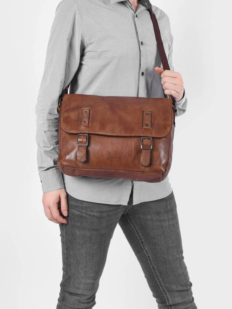 Business Tas Basilic pepper Bruin traveler BTRA01 ander zicht 1