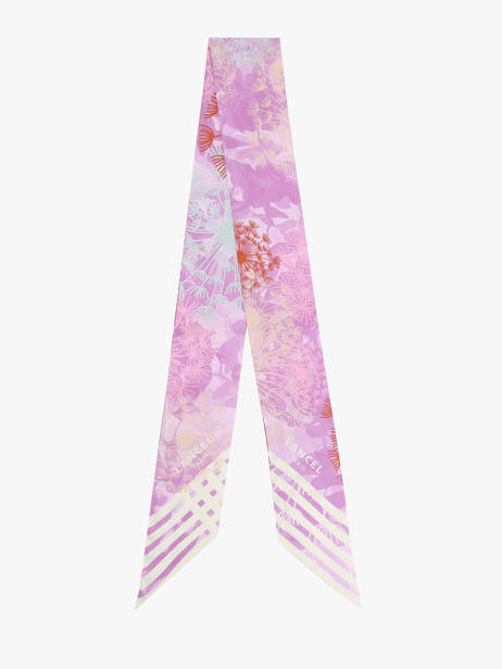 Zijden Lint Feux D'artifice 82x5,5cm Lancel Violet charms A13108