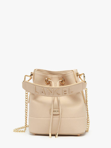 Mini Bucket Bag Ninon Leder Lancel Beige ninon A11466