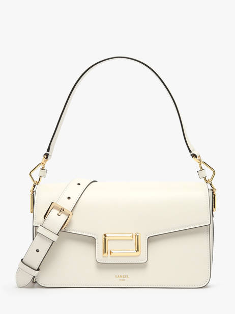 Schoudertas Angele Leder Lancel Wit angele A13149