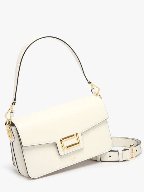 Schoudertas Angele Leder Lancel Wit angele A13149 ander zicht 2
