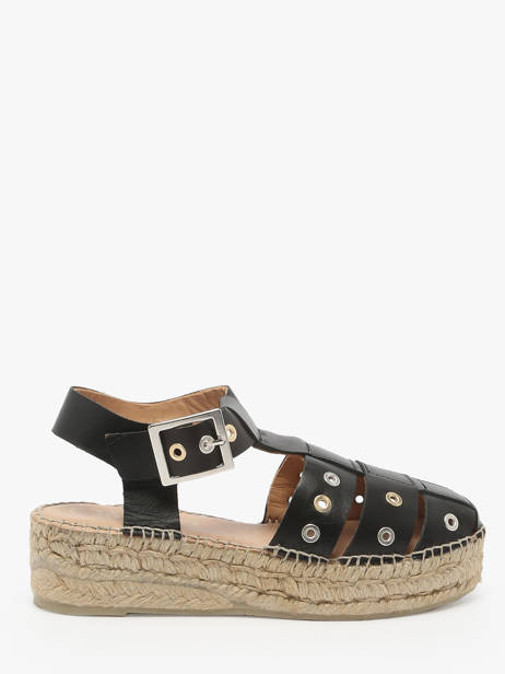Espadrilles Met Sleehak Cherlin Gaimo Zwart women CHERLIN