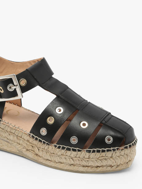 Espadrilles Met Sleehak Cherlin Gaimo Zwart women CHERLIN ander zicht 2
