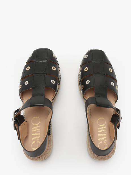 Espadrilles Met Sleehak Cherlin Gaimo Zwart women CHERLIN ander zicht 3