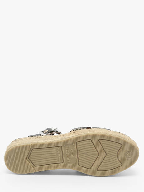 Espadrilles Met Sleehak Cherlin Gaimo Zwart women CHERLIN ander zicht 4