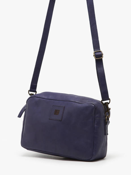 Cross Body Tas Heritage Leder Biba Violet heritage BT24 ander zicht 2