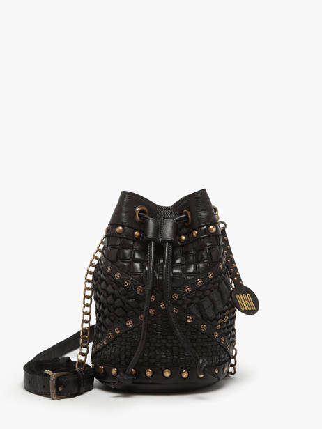 Cross Body Tas Heritage Leder Biba Zwart heritage CAE2L