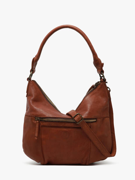Handtas Heritage Leder Biba Bruin heritage BT29 ander zicht 4