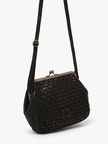 Cross Body Tas Heritage Leder Biba Zwart heritage KA21 ander zicht 2