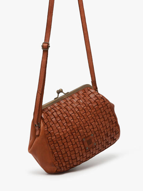 Cross Body Tas Heritage Leder Biba Bruin heritage KA21 ander zicht 2