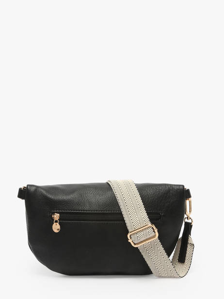 Heuptasje Lulu castagnette Zwart zip YSALINE ander zicht 4