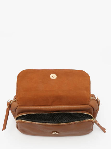 Cross Body Tas Zip Lulu castagnette Bruin zip VICTOIRE ander zicht 4