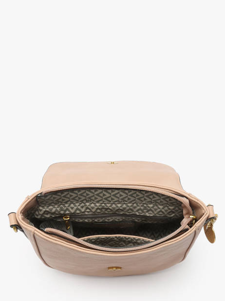 Cross Body Tas Anneau Lulu castagnette Beige anneau YSEE ander zicht 3
