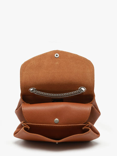 Crossbody Tas Le Gustave Leder Paul marius Bruin vintage GUSTAVEP ander zicht 3