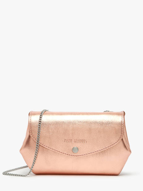 Crossbody Tas Le Gustave Leder Paul marius Roze vintage GUSTAVEP