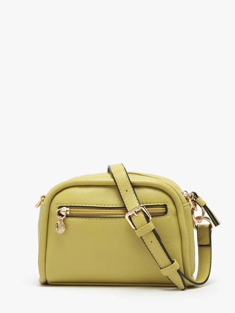 Cross Body Tas Raphia Papier Lulu castagnette Groen raphia YAUCOURT ander zicht 4