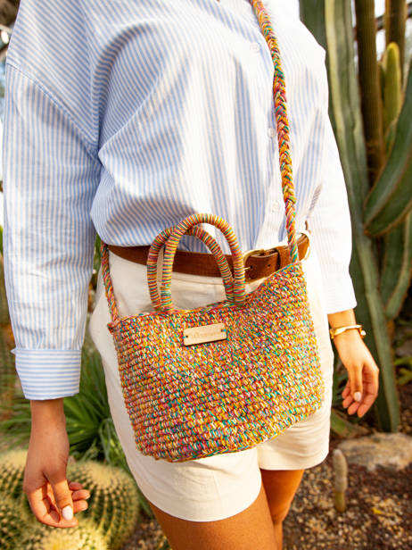 Cross Body Tas Gerbera Woomen Veelkleurig gerbera WGER06 ander zicht 7
