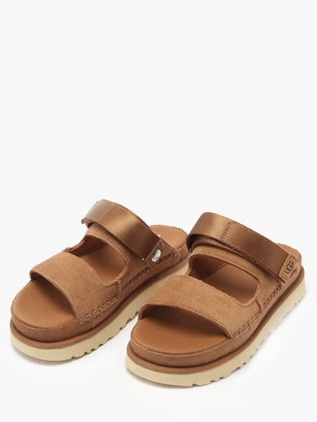 Sandalen Goldenstar Glide Uit Leder Ugg Bruin women 1167399 ander zicht 1
