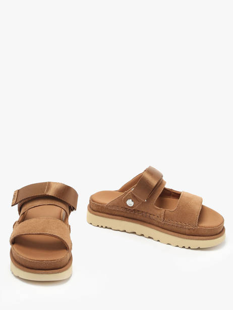 Sandalen Goldenstar Glide Uit Leder Ugg Bruin women 1167399 ander zicht 2