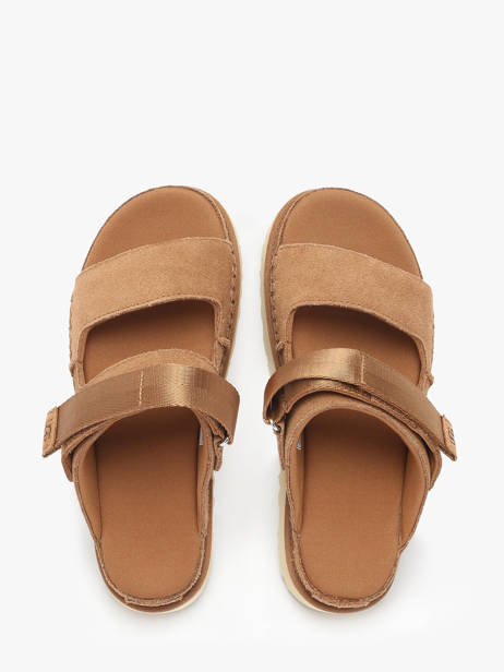 Sandalen Goldenstar Glide Uit Leder Ugg Bruin women 1167399 ander zicht 3