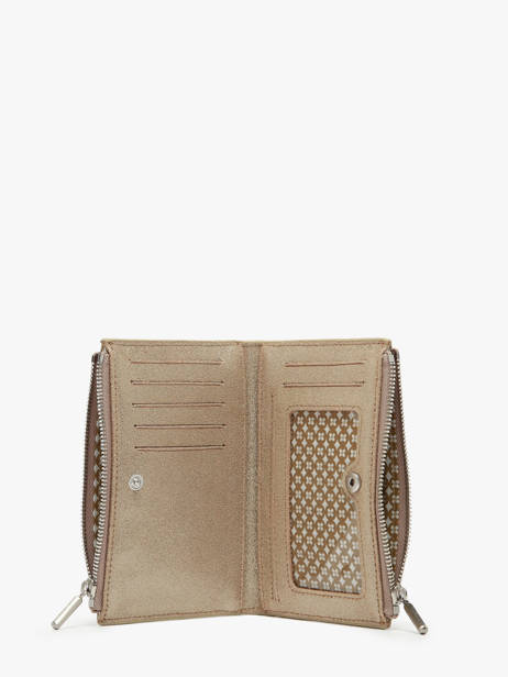 Portefeuille Leder Mila louise Beige vintage 3576X ander zicht 1