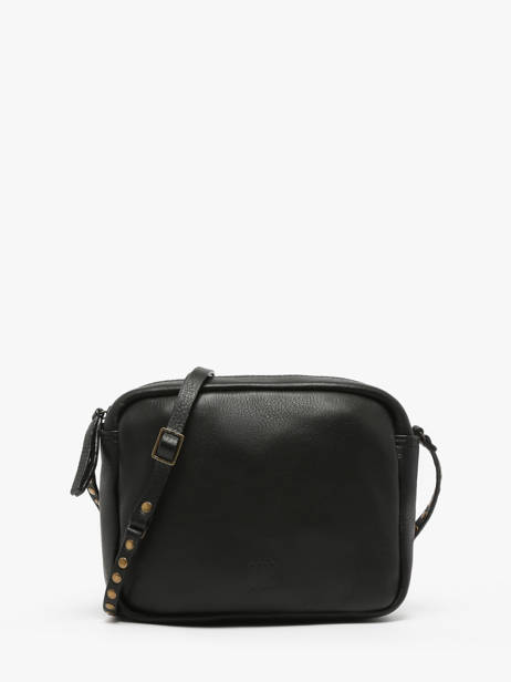 Cross Body Tas Leather Leder Biba Zwart leather BET8L